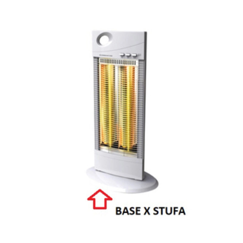 R BASE X STUFA A CARBONIO 1000W ART.NSB-C31- 1,0 pz