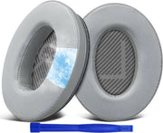 Gel di raffreddamento Orecchini sostitutivi per QuietComfort 35 (QC35) e Quiet Comfort 35 II (QC35 II) - Argento