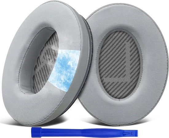 Gel di raffreddamento Orecchini sostitutivi per QuietComfort 35 (QC35) e Quiet Comfort 35 II (QC35 II) - Argento