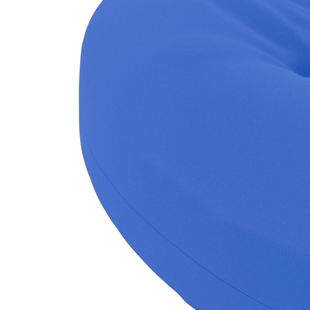 Cuscini per Sedia in 4 Pezzi 4 pz 100% Poliestere Blu Reale 945326