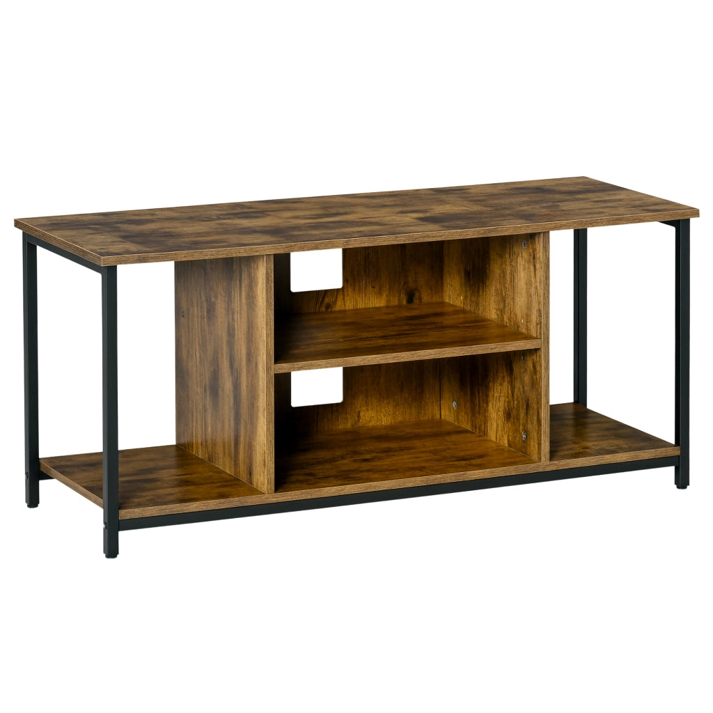 Mobile TV con ripiani regolabili ¨C zephmum ¨C 110x40x50 cm marrone
