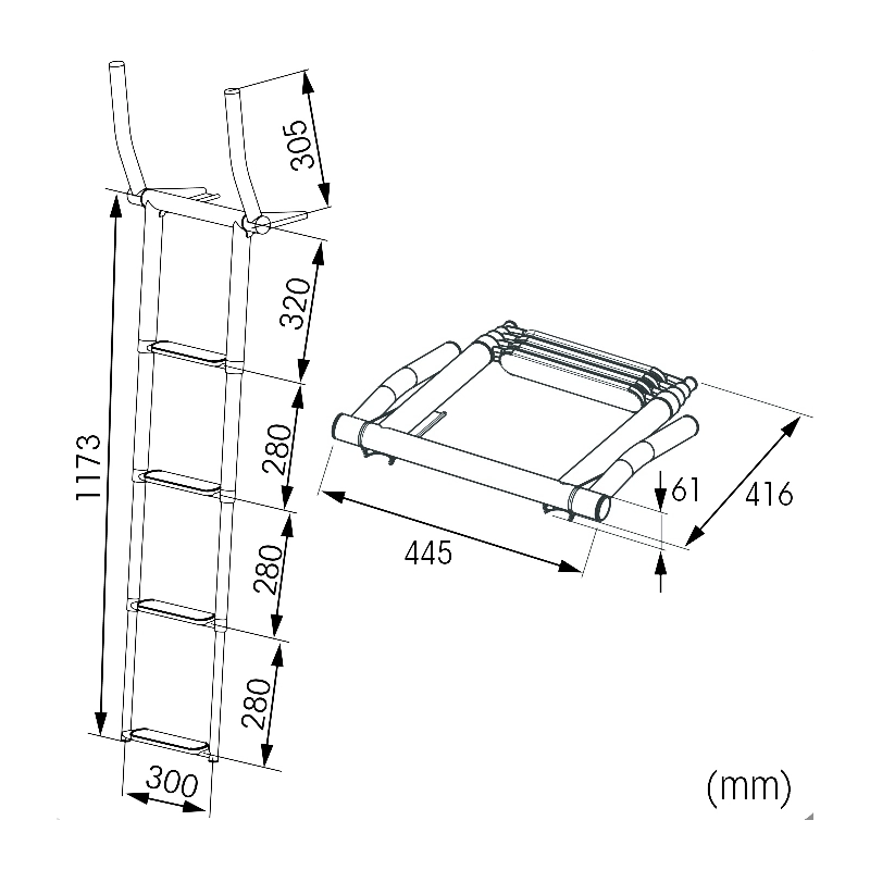 SCALETTA 4 GRADINI