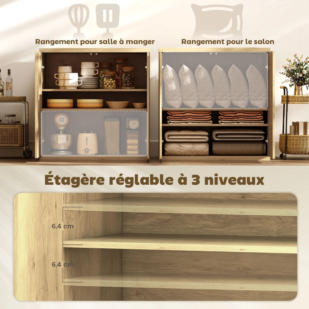 Credenza ¨C zephmum ¨C Rovere 78x39x79
