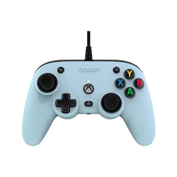 Gamepad nacon xbxprocampastblue pro compact xbox controller pastel blu
