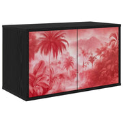 Mobile TV da Parete AACHEN 69 x 33 x 40 cm Rovere Nero 8007144