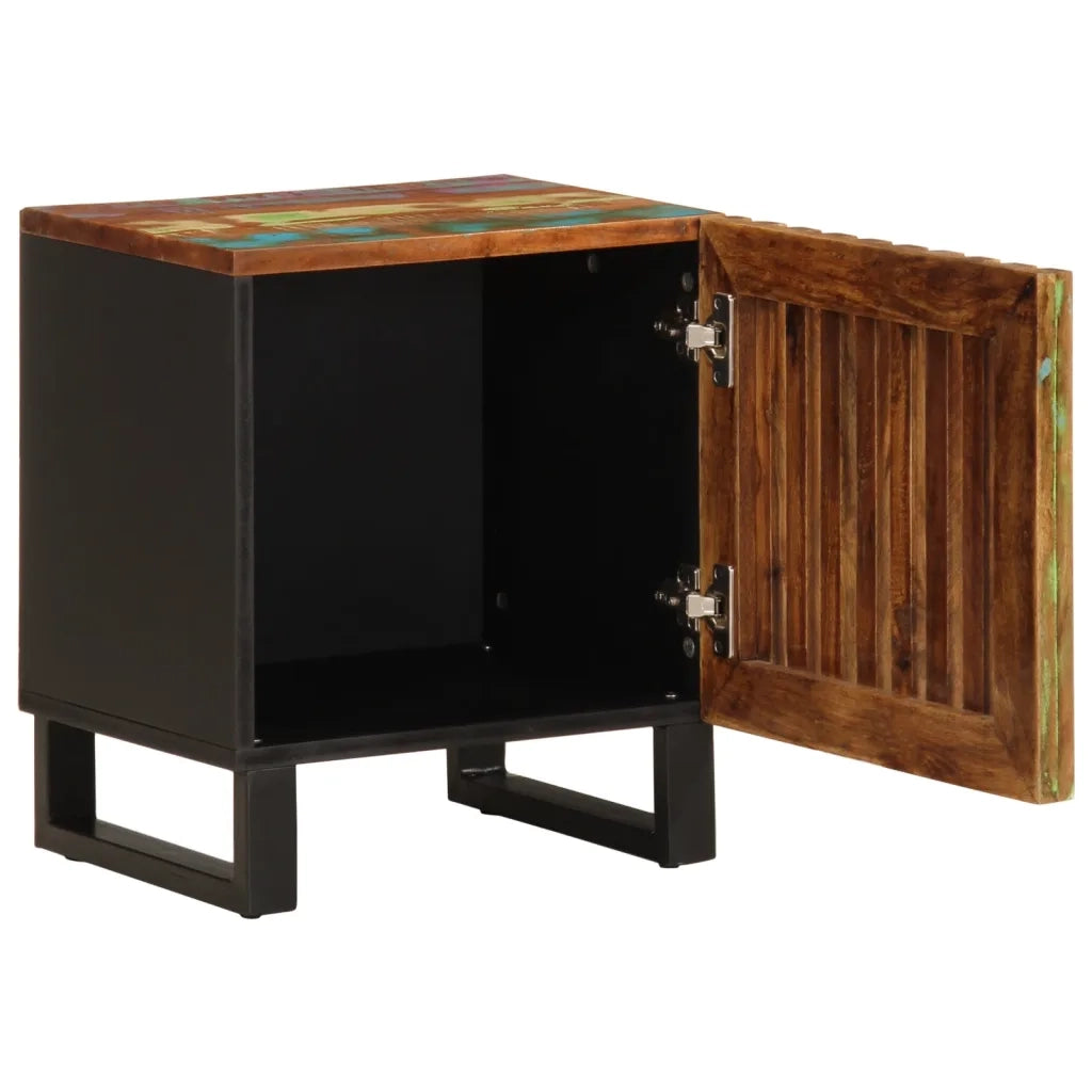 Comodini 2pz 40x34x46 cm in Legno Massello di Recupero 377425