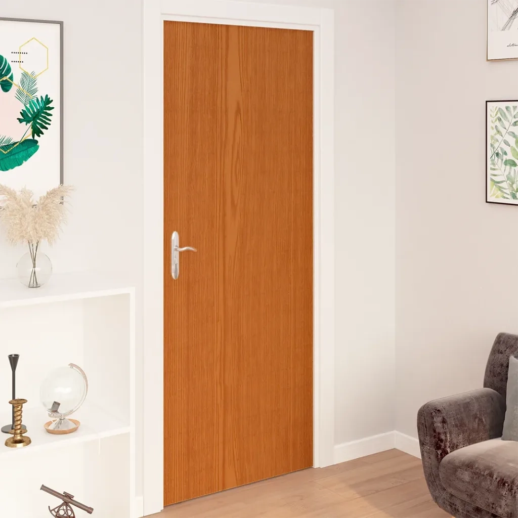 Pellicole Autoadesive per Porte 4 pz Rovere Chiaro 210x90cm PVC CFW6069875