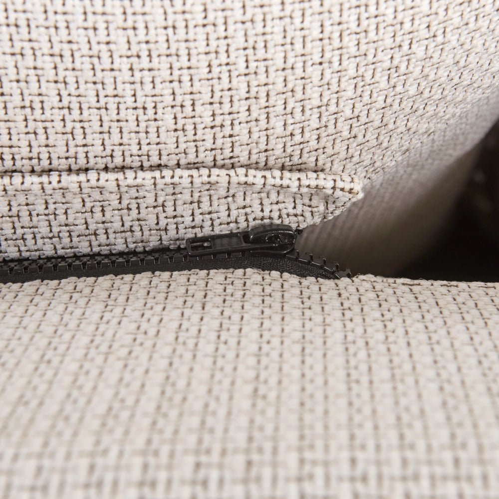 Letto matrimoniale bouclè beige con testiera imbottita 180 x 200 cm camera da letto moderna