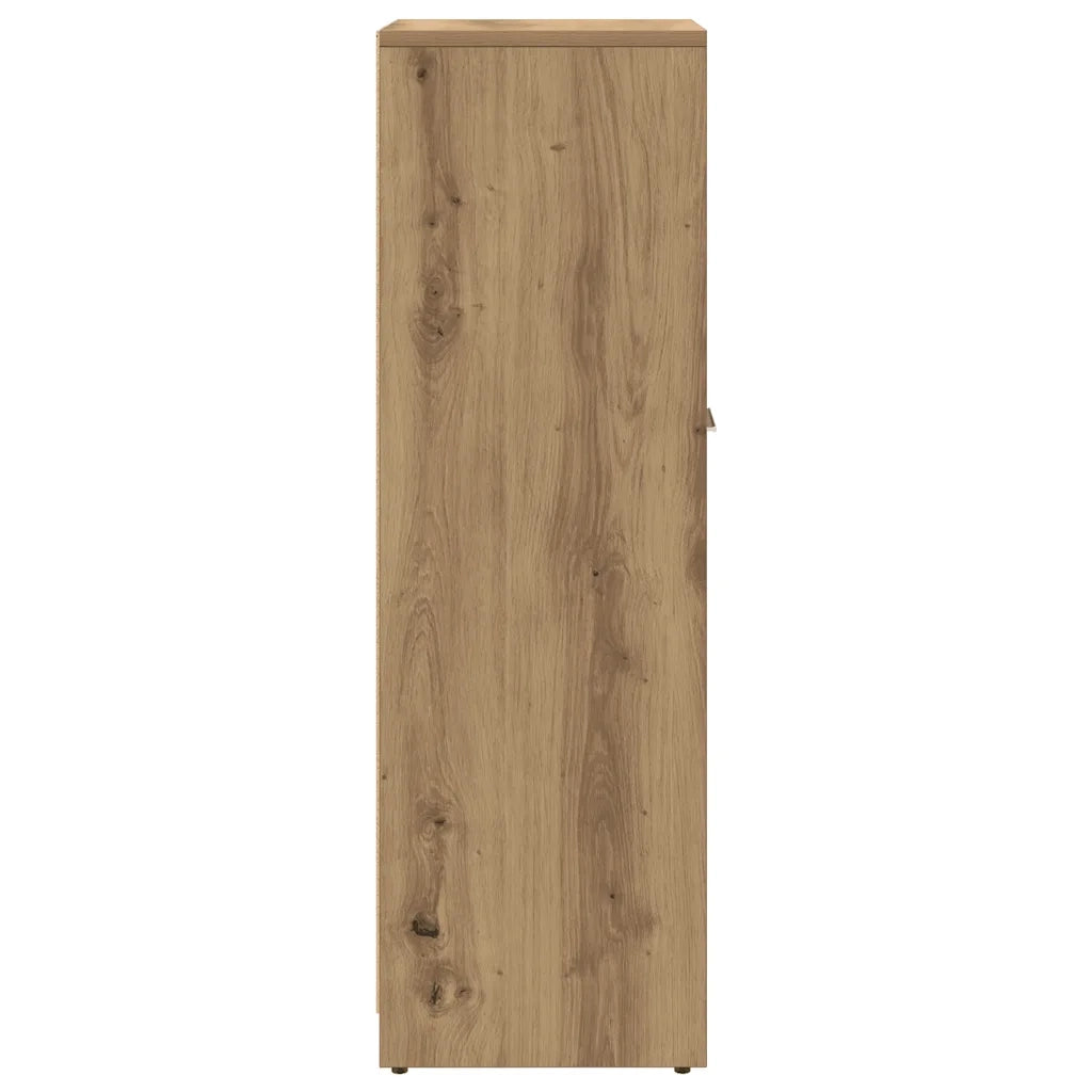 Armadietto Bagno Artigianale 30x30x95 cm in Legno Multistrato 856034