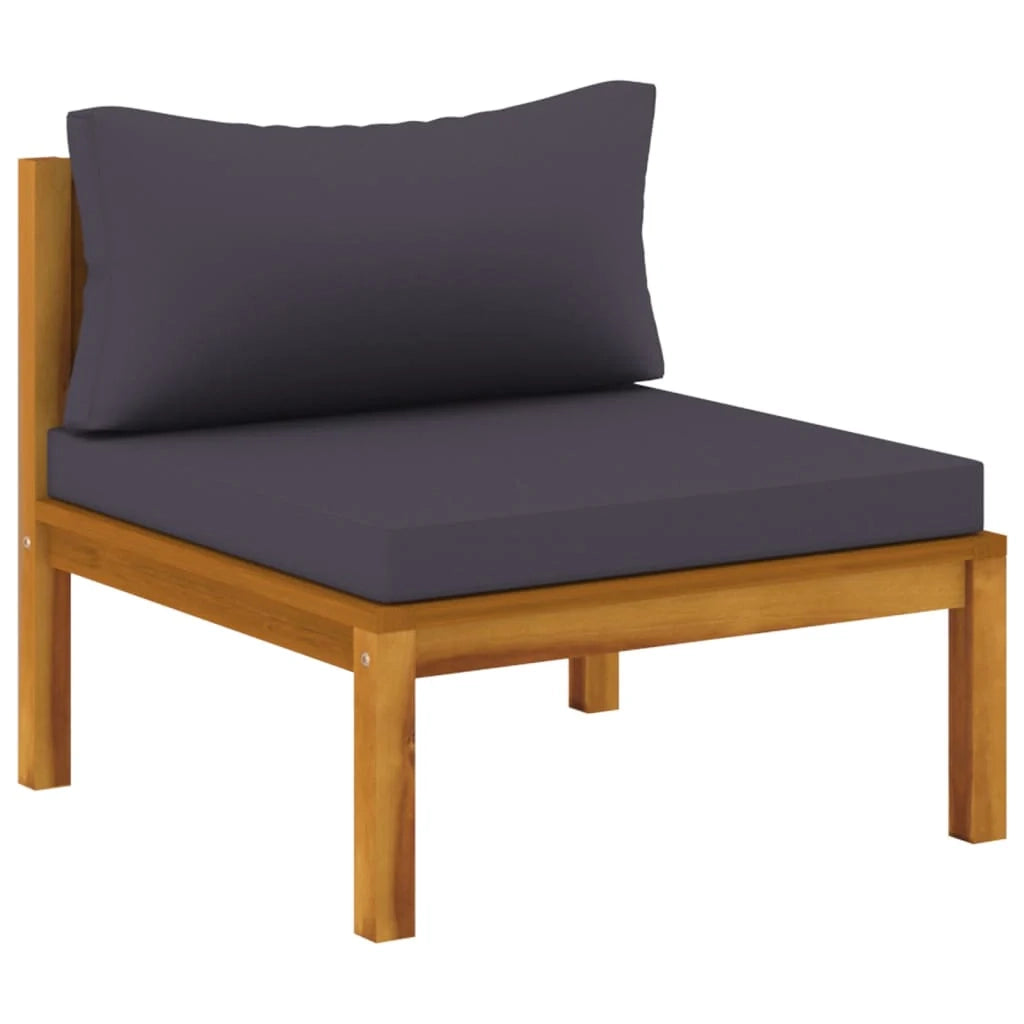 Set di mobili da giardino mobili da esterno 9 pezzi con cuscini legno massello di acacia 02_0017888