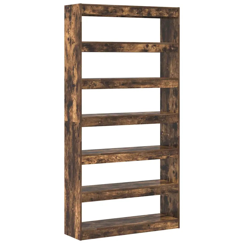 Armadio per Libri Rovere fumé 100 x 30 x 198 cm 3333928
