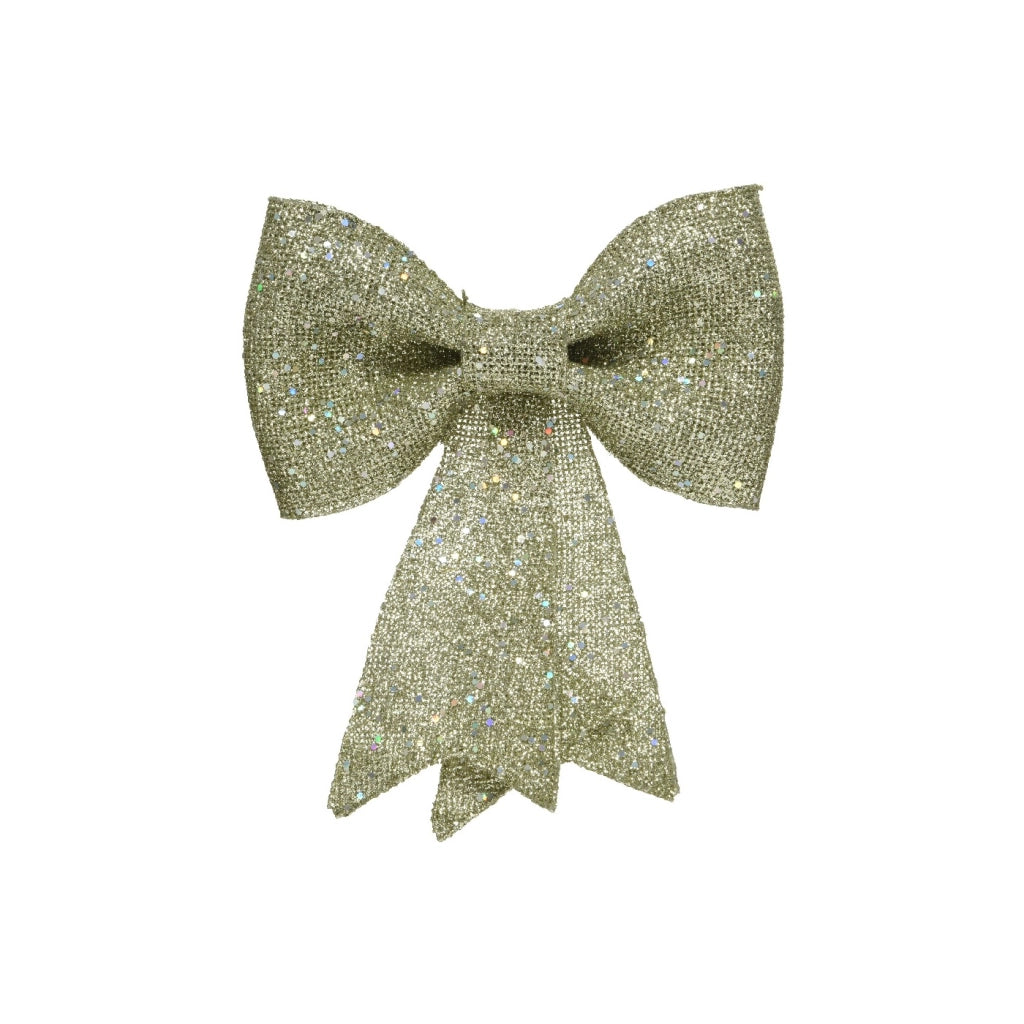 Fiocco Plt c/glitter oro ch. 5x22x30cm