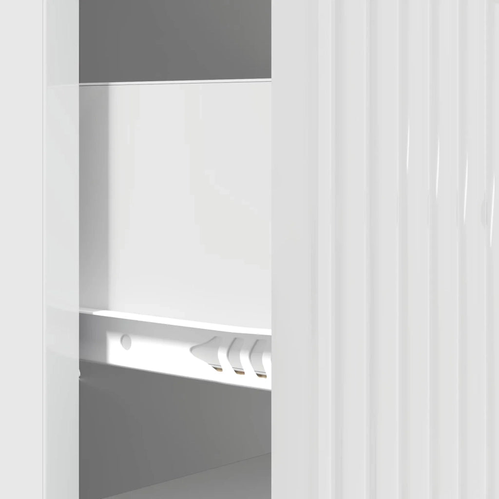 Mobile con Cassetti Bianco Lucido 33 x 34,5 x 89,5 cm 894849