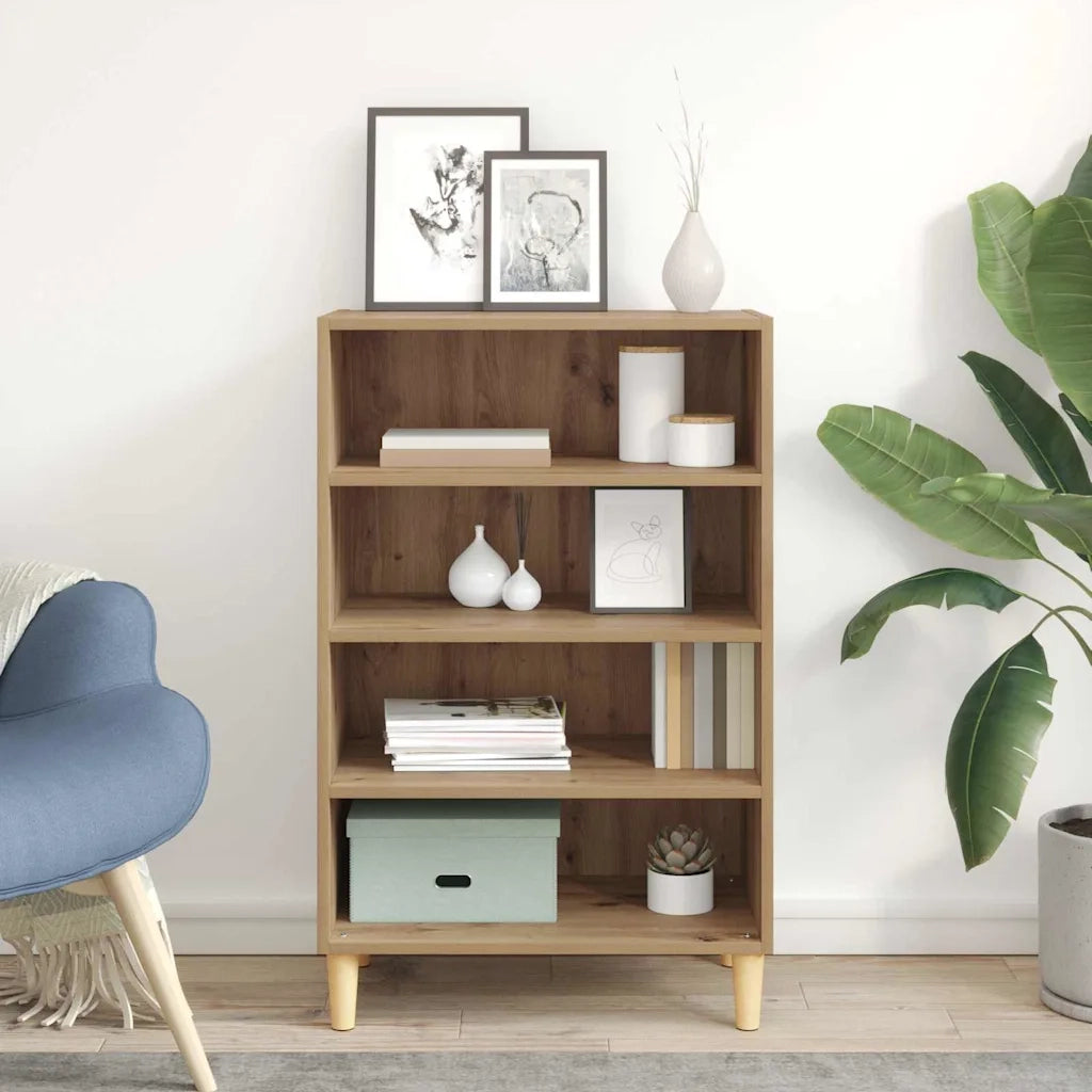 vidaXL Credenza rovere artigianale 57 x 35 x 89.5 cm Legno multistrato