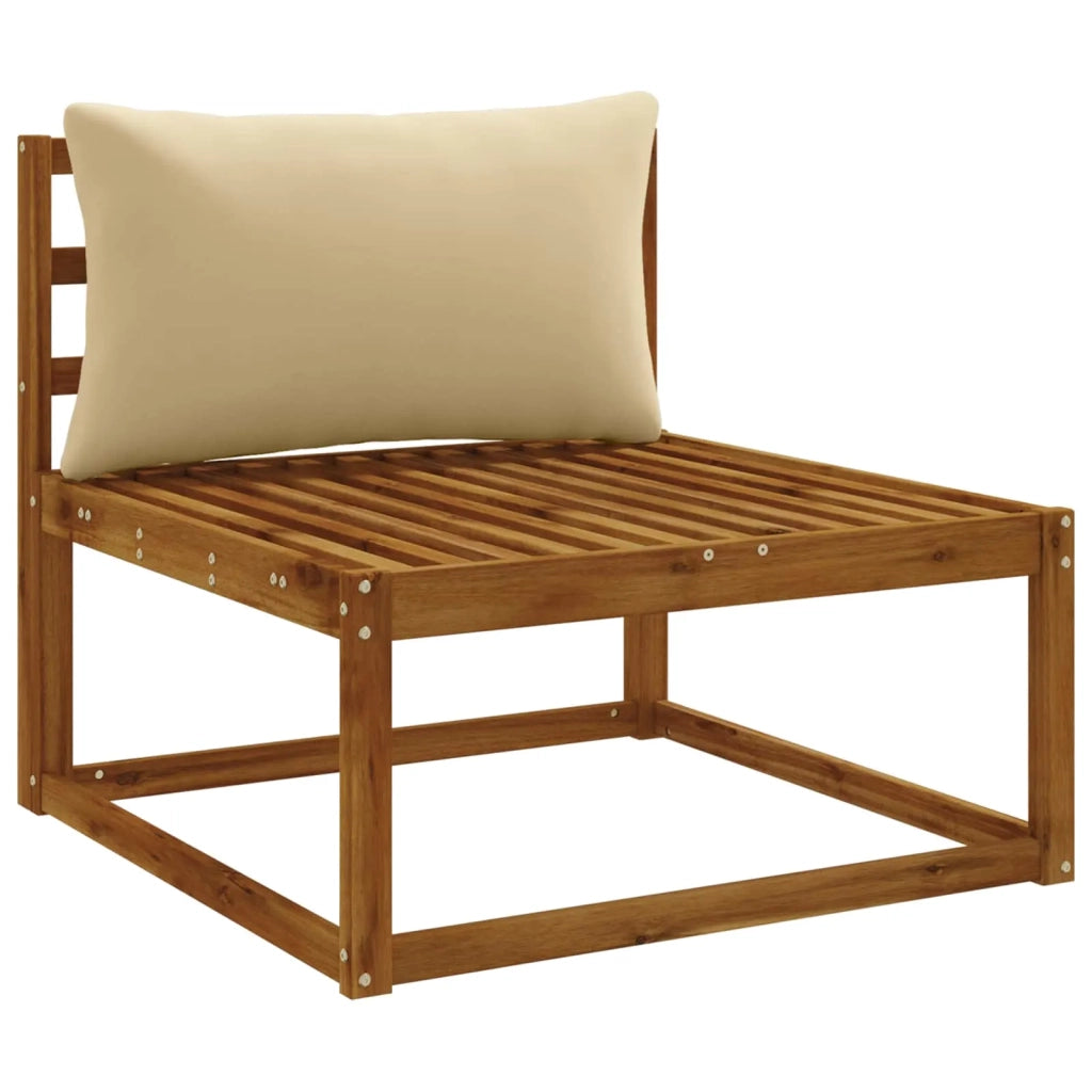 Cuscino per Schiena a 1 Pezzo PUTTEN 100% Poliestere Beige 946976