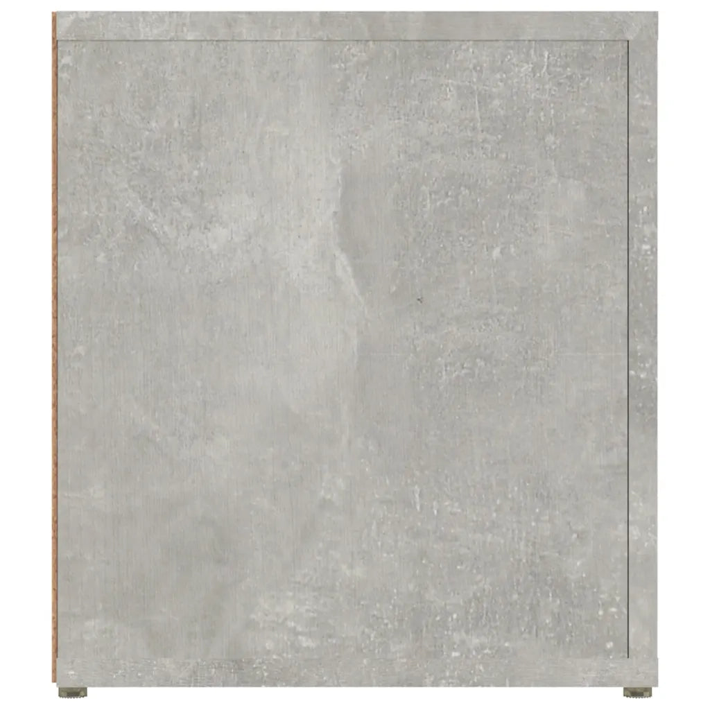 Mobili TV 2 pz-Set di 2 Credenza per TV Grigio Cemento 80x31,5x36 cm Legno Multistrato