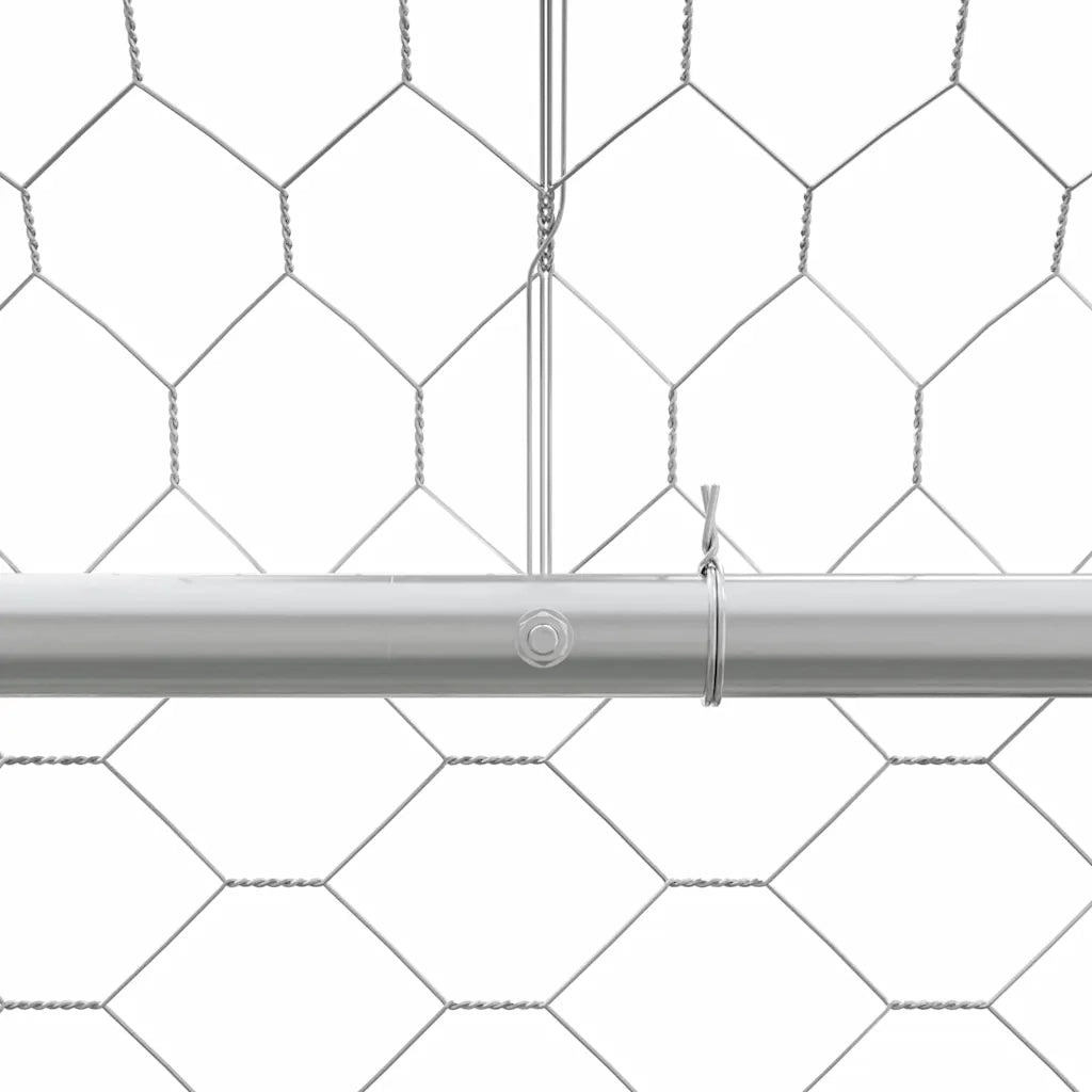 Cuccia per cani Argento 2 x 2 x 2 m Acciaio zincato CFW4309032