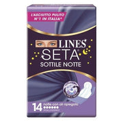 LINES SETA SOTTILE NOTTE CON ALI 14 PZ IPOALLERGENICO