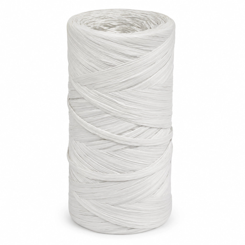 RAFIA SINTETICA A GOMITOLO gr. 200 circa - avorio- 20 kg  - LIF