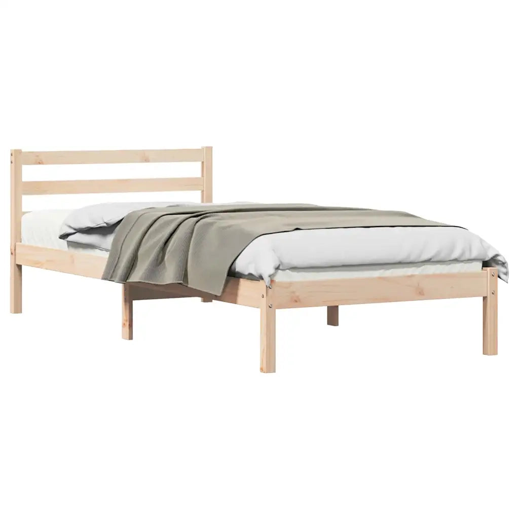 Struttura del letto Marrone 215,5 x 105,5 x 69,5 cm 869764
