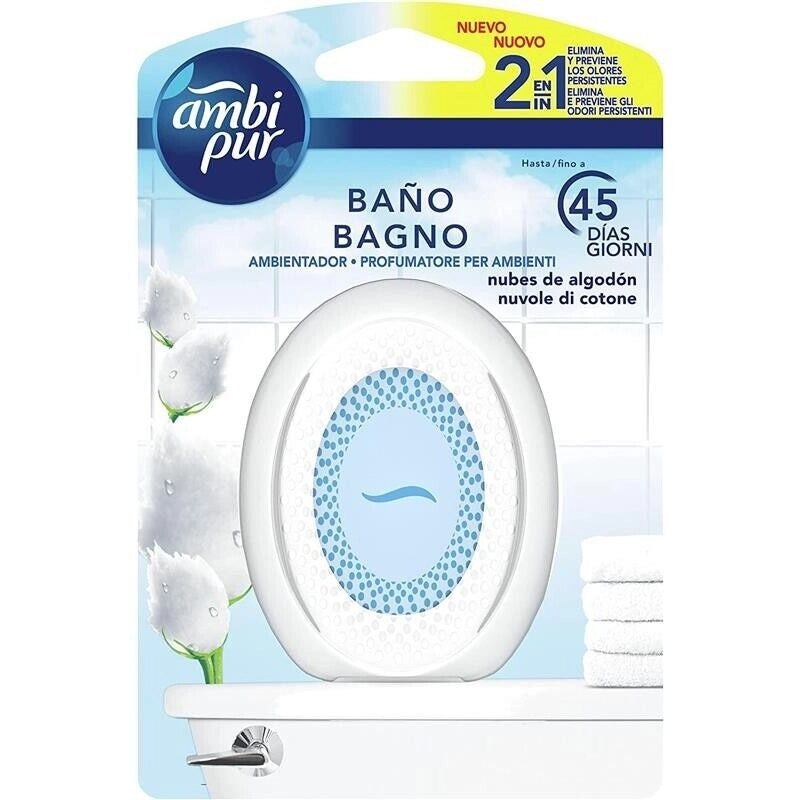 AMBIPUR DEODORANTE PER BAGNO FRAGRANZA NUVOLE DI COTONE