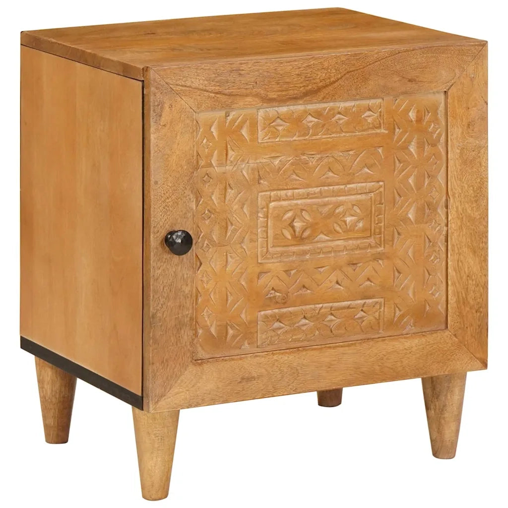 vidaXL Comodino 2 pcs Marrone chiaro 40 x 33 x 46 cm
