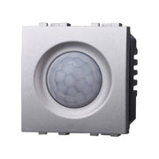 Sensore Movimento PIR Timer 2P 2M Colore GRIGIO Compatibile Con Bticino Living International