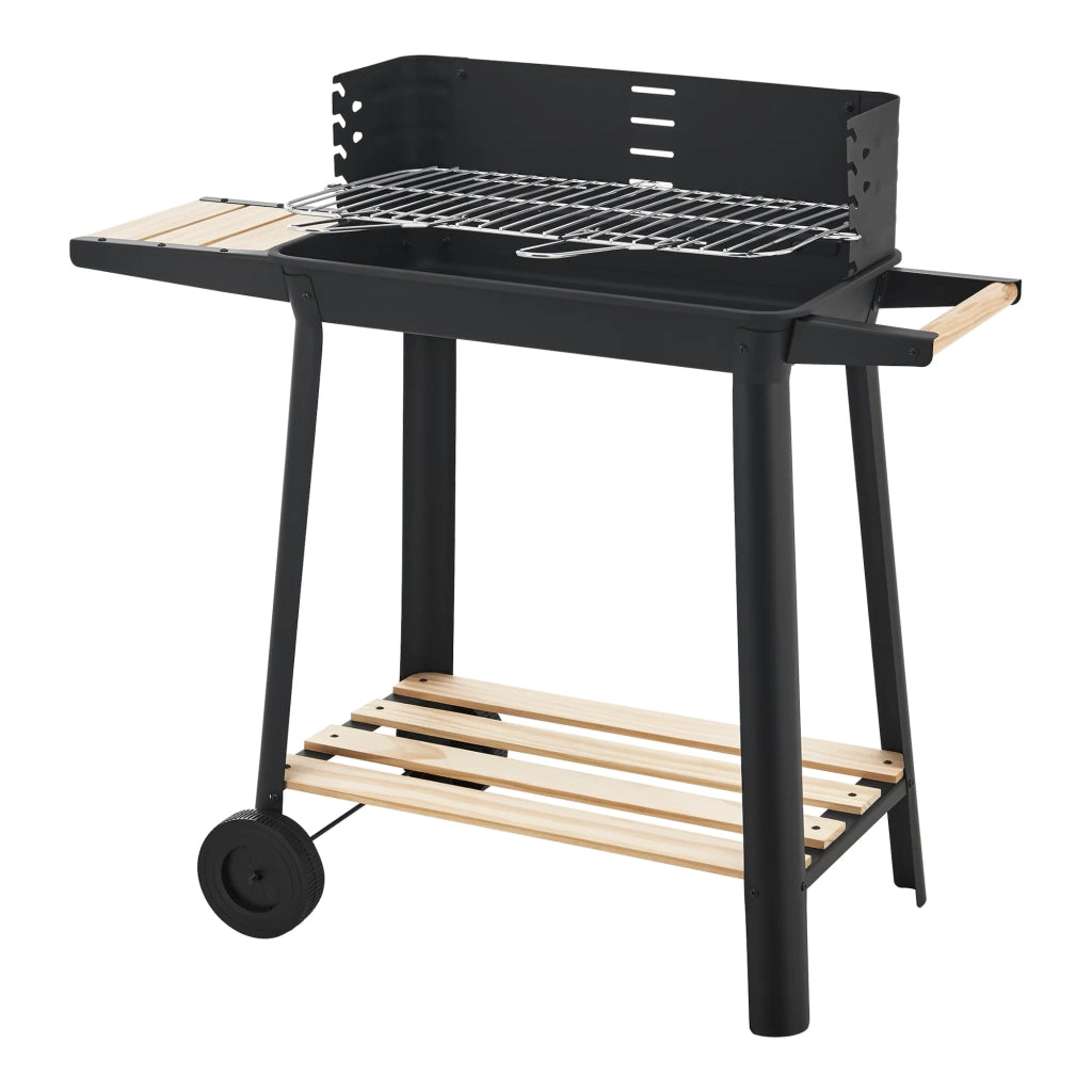 Carrello barbecue 78 x 86 x 30 cm per carbone naturale nero 03_0009210
