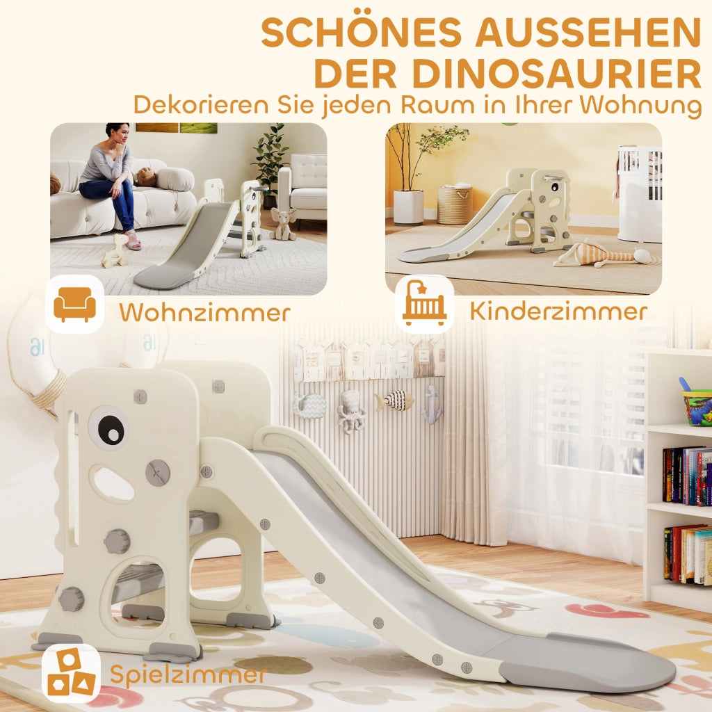 Scivolo 3 in 1 con struttura arrampicata e canestro ¨C Xylo ¨C per bambini 2-5 anni