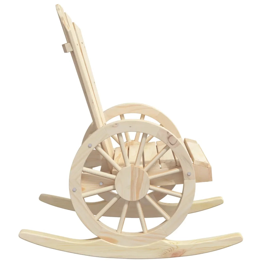 Sedie a Dondolo Adirondack 2 pz in Legno Massello di Abete 3207119