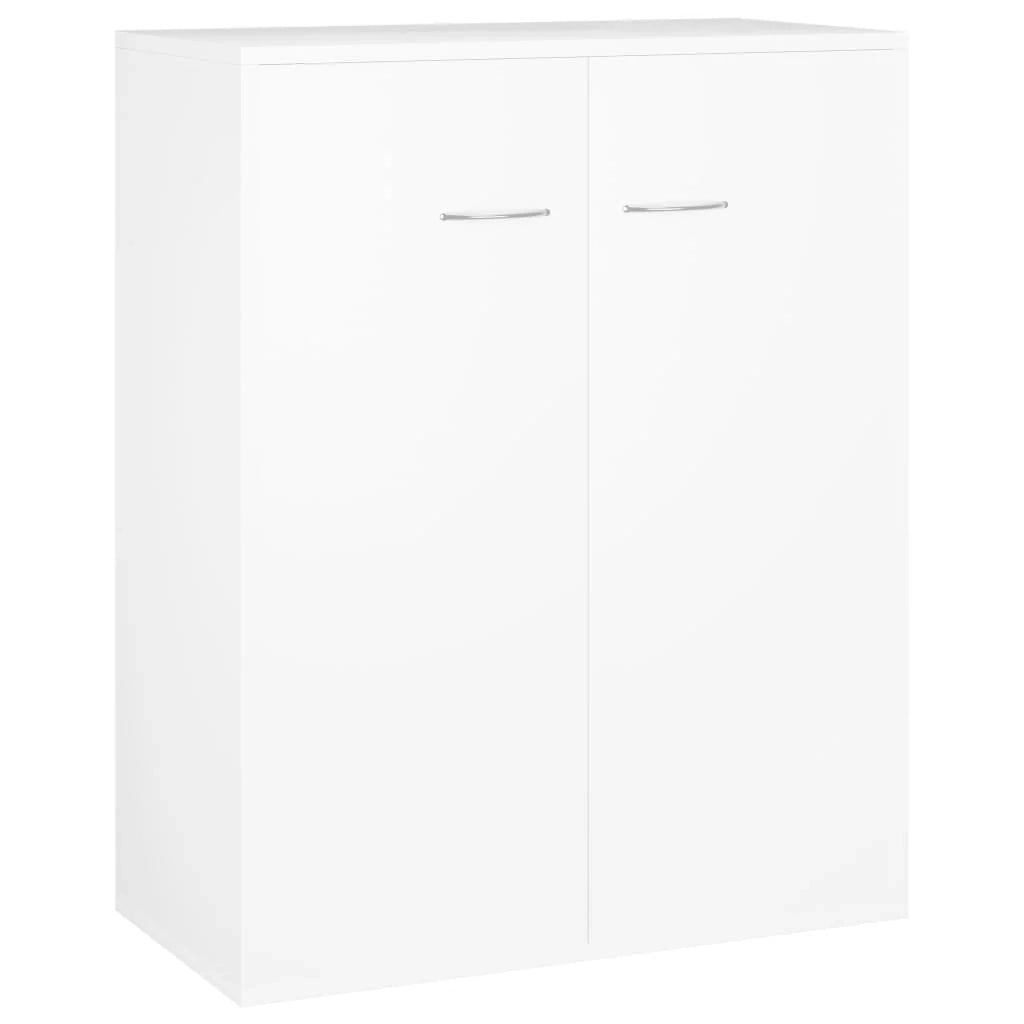 Buffet credenza cassettiera mobiletto mobile contenitore organizer per cucina soggiorno salotto 60 x 30 x 75 cm legno ingegnerizzato bianco 02_0030337
