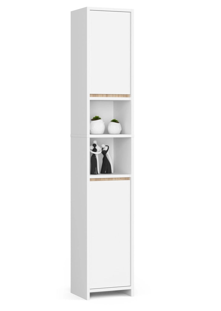 Colonna da bagno AKORD UNI Bianca 2 ante 32x28x180 cm