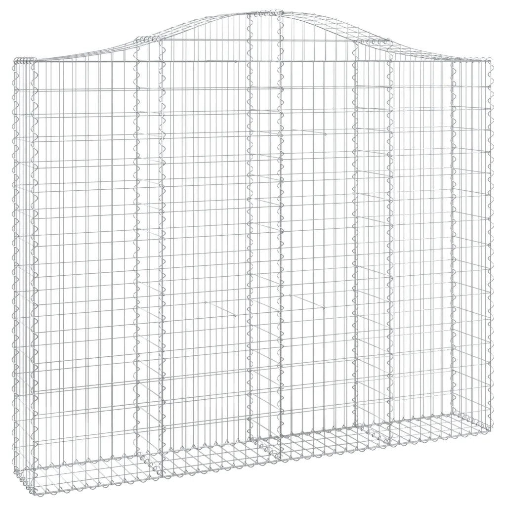 Cesti Gabbioni ad Arco 5 pz 200x30x160/180 cm Ferro Zincato 3145496