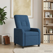 Divano Sedia-Poltrona reclinabile Blu Tessuto 910592