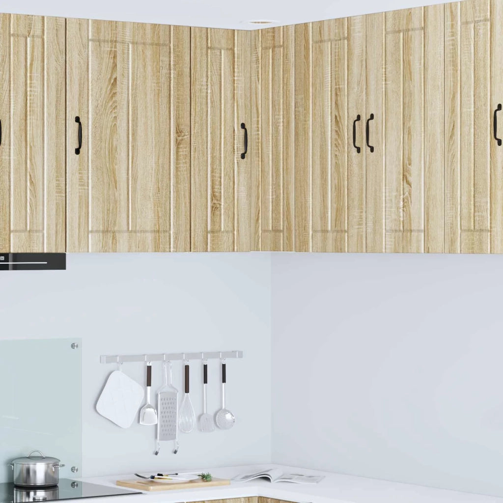 Mobile angolare per parete LUCCA Rovere Sonoma 57 x 57 x 80 cm