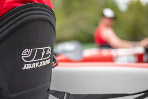 Kayak Gonfiabile Monoposto 330x78 cm con Pagaia Zaino e Accessori Jbay.Zone 330