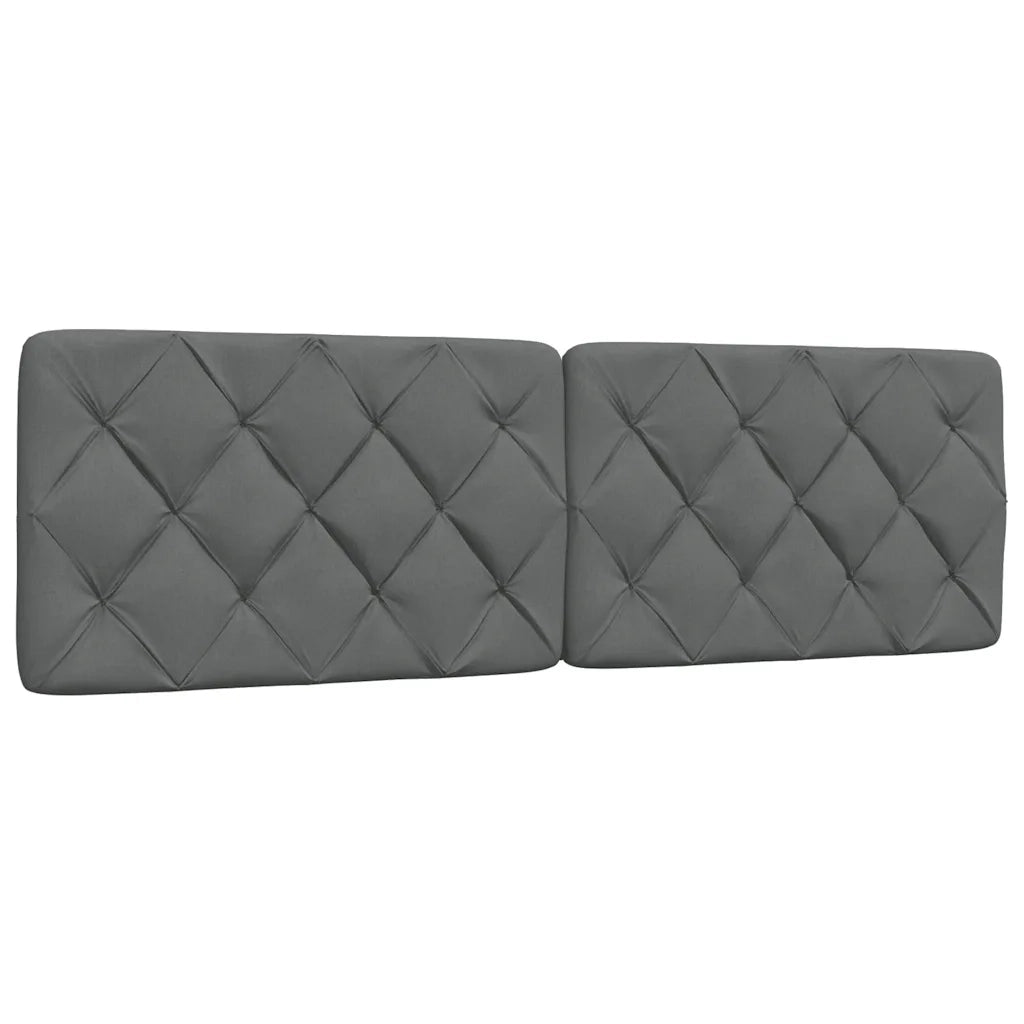 Letto con Materasso Grigio Scuro 160x200 cm Tessuto 3310749