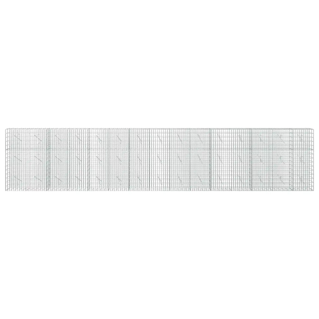 Gabione con Filo da 3,5 mm e Rete da 5x10 cm 750x10x150 cm 3462561