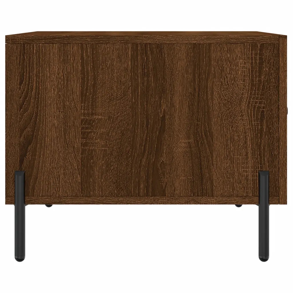 Tavolino da salotto | Tavolino da caff¨¨ | Tavolino da Soggiorno Rovere Marrone 50x50x40cm Legno Multistrato