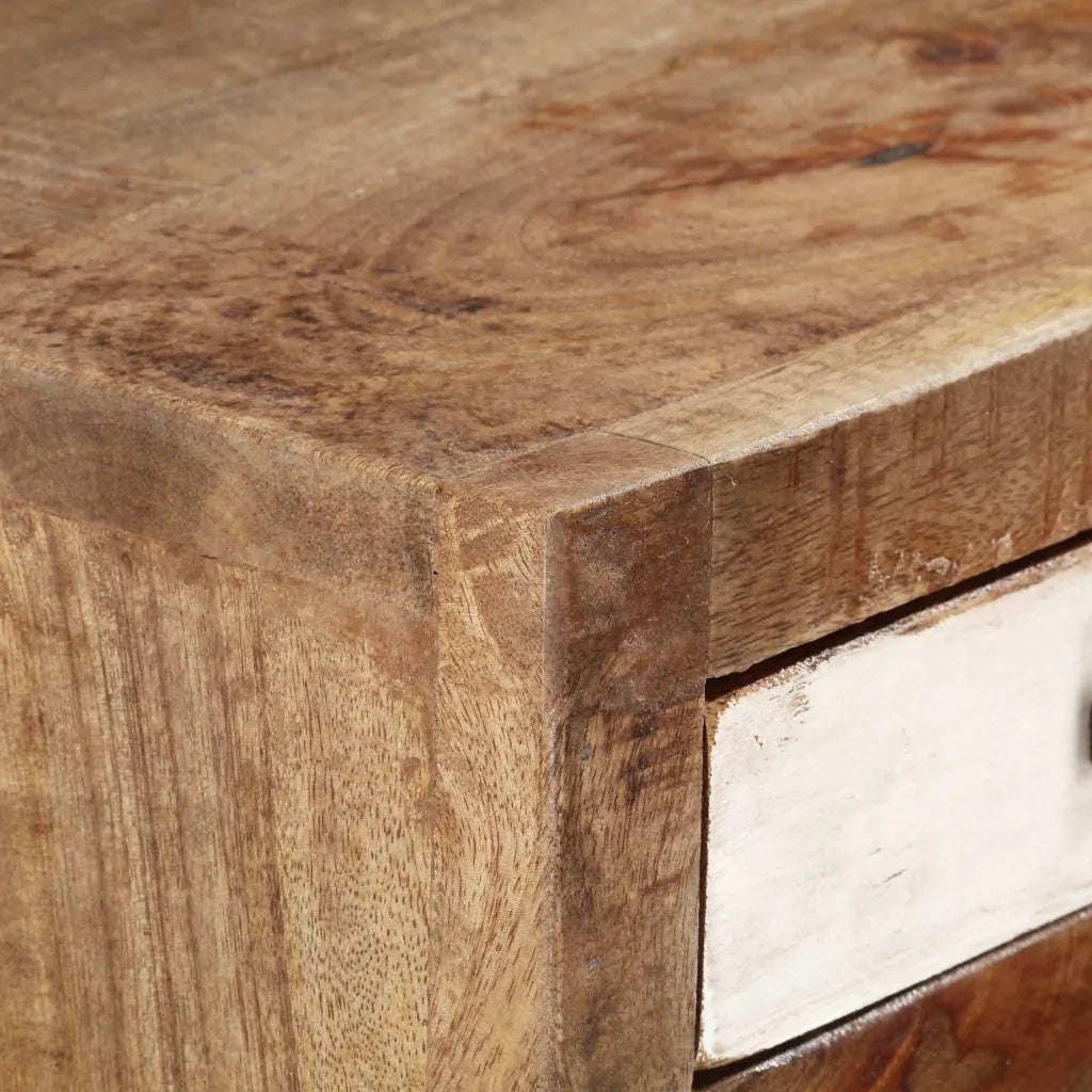 vidaXL Cassettiera 45x30x105 cm in Legno Massello di Recupero