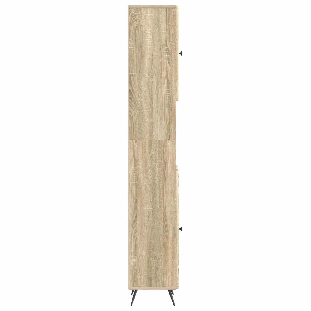 Armadio da Bagno con Ripiano Aperto BREDA Rovere Sonoma 897477