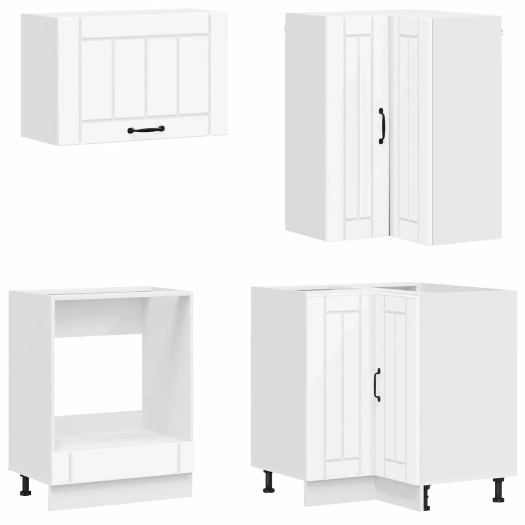 Unità Cucina LUCCA 8 pcs Bianco Legno ingegnerizzato 3438467