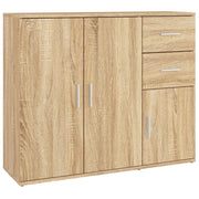 Credenza | Madia | Buffet da pranzo | Armadio da pranzo Rovere Sonoma 91x29,5x75 cm Legno ingegnerizzato
