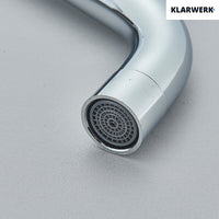 Giulia | Rubinetto da bagno alto Hotel Gastro cromato lucido |. Rubinetto in acciaio inossidabile premium per lavabo alto |Rubinetto ad alta pressione