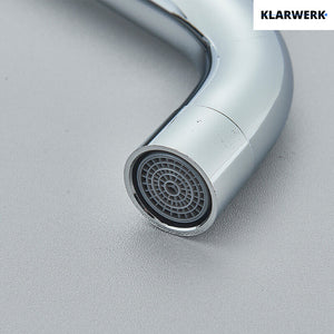 Giulia | Rubinetto da bagno alto Hotel Gastro cromato lucido |. Rubinetto in acciaio inossidabile premium per lavabo alto |Rubinetto ad alta pressione