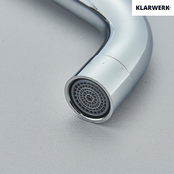 Giulia | Rubinetto da bagno alto Hotel Gastro cromato lucido |. Rubinetto in acciaio inossidabile premium per lavabo alto |Rubinetto ad alta pressione