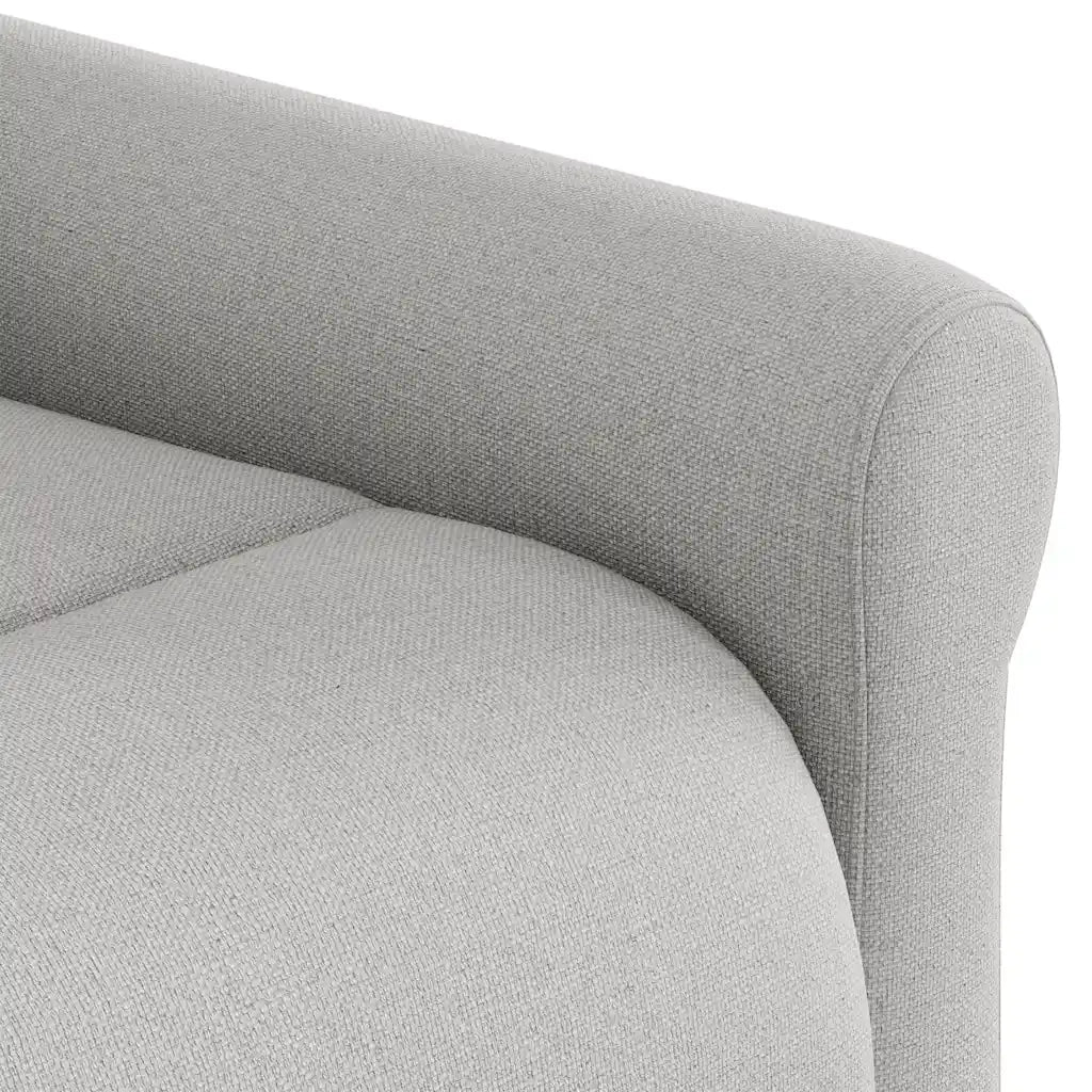 Poltrona Reclinabile in Tessuto Grigio Nuvola 4015665