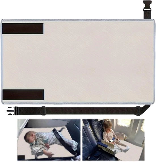 Supporto per piedi per viaggi aerei in grigio - 79 x 44 cm