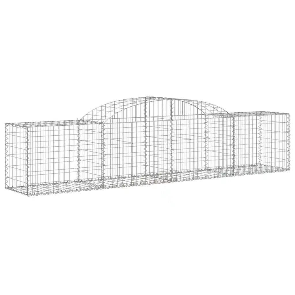 Cesti Gabbioni ad Arco 11 pz 300x50x60/80 cm Ferro Zincatocod mxl 124066
