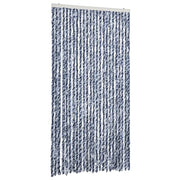 Tenda Antimosche Blu e Bianca 100x230 cm in Ciniglia CFW6279451